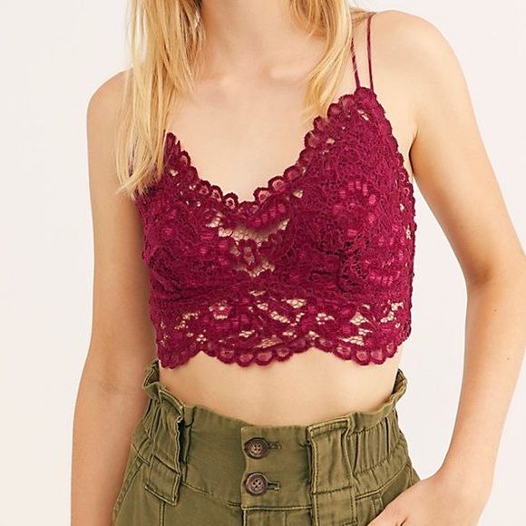 Free People Other - Free People Intimates Celine Bralette Mulberry